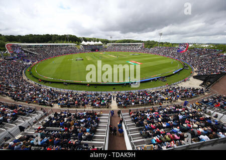 Southampton, Großbritannien. 14 Juni, 2019. Eine allgemeine Ansicht der Boden während der England v West Indies, ICC Cricket World Cup Match, an der Ageas Schüssel, Southampton, England, 14. Juni 2019 Credit: Cal Sport Media/Alamy leben Nachrichten Stockfoto