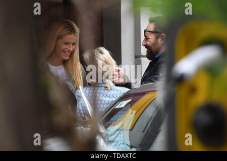 Michelle Hunziker in Mailand, Italien: Mailand, Italien Wann: 13. Mai 2019 Credit: IPA/WENN.com ** Nur für die Veröffentlichung in Großbritannien, den USA, Deutschland, Österreich, Schweiz ** verfügbar Stockfoto