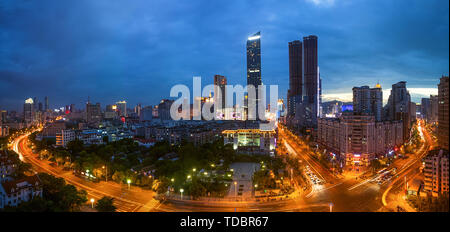 City Night Scene Stockfoto