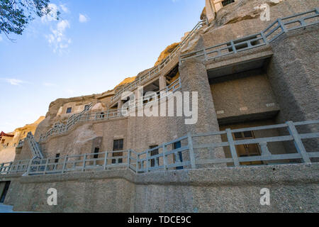 Mogao Grotten Scenic Area in Dunhuang, Provinz Gansu Stockfoto