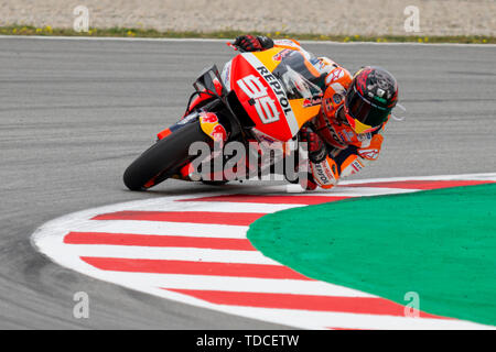 Jorge Lorenzo. Grand Prix von Katalonien MotoGP am Schaltkreis von Katalonien. Barcelona, Spanien, Juni, 2019 Stockfoto