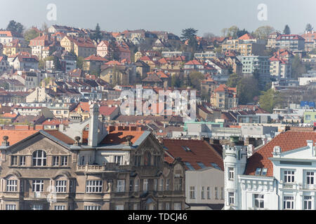 Vielen kurzen Gebäude Blick vom Dach Stockfoto