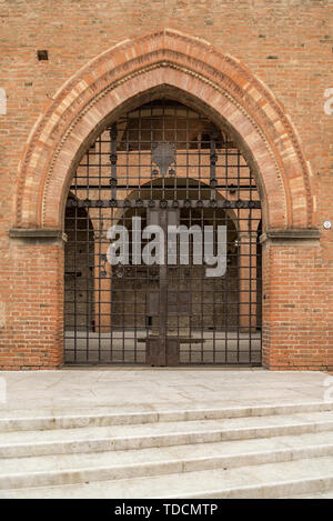 Der König Enzo Palast in Piazza Maggiore, Bologna, Italien Stockfoto