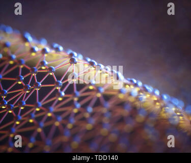 Molekül, konzeptionelle Darstellung Stockfoto