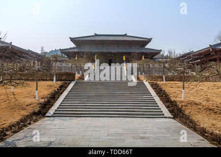 Guan Zhong Memorial Hall,Xishan Dorf, Linzi Qiling Straße, Bezirk, Stadt Zibo, Provinz Shandong Stockfoto