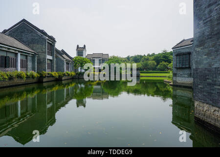 Lingnan Impressionen Park, Panyu, Guangzhou Stockfoto