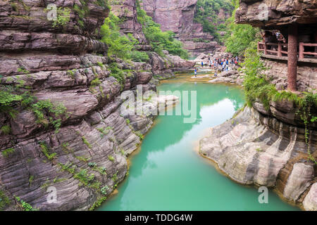 Die Schönheit der Schlucht Hongshi Stockfoto