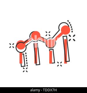 Benchmark messen Symbol im Comic-stil. Dashboard Bewertung vektor Cartoon Illustration auf weißem Hintergrund isoliert. Fortschritt Service Business Konzept sp Stock Vektor