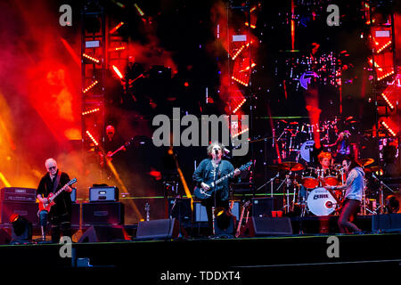 Landgraaf, Niederlande, 10. Juni 2019 Die Heilung Live at Pinkpop Festival 2019 © Roberto Finizio / Alamy durchführen Stockfoto