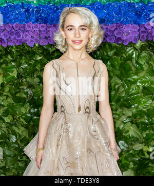 New York, NY - Juni 09, 2019: Sophia Anne Caruso besucht die 73. jährliche Tony Awards in der Radio City Music Hall Stockfoto