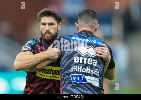 14. Juni 2019, Emerald Headingley Stadium, England; Betfred Super League, Runde 18, Leeds Rhinos vs Wigan Warriors; Quelle: Mark Cosgrove/News Bilder Stockfoto