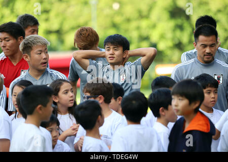 Takefusa Kubo (JPN), 13. Juni 2019 - Fußball: Japan National Team Training vor der Copa America Gruppe Gruppenspiel gegen Chile in Sao Paulo, Brasilien, Japan, (Foto von Lba) Stockfoto