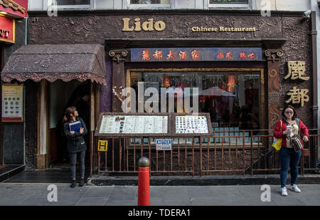 London, Großbritannien. London, Großbritannien. Lido in Londons Chinatown Süßes Café und Restaurant am Newport Gericht und Garret Straße am 15. Juni 2019, UK. Bild Capital/Alamy Leben Nachrichten Bild Capital/Alamy leben Nachrichten Stockfoto