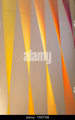 Abstrakte gradient Kunst farbige Linien Stockfoto