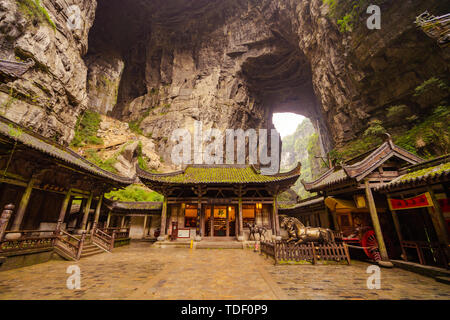 Tiankeng Sanqiao Scenic Area in Wulong County, Provinz Sichuan, China Stockfoto