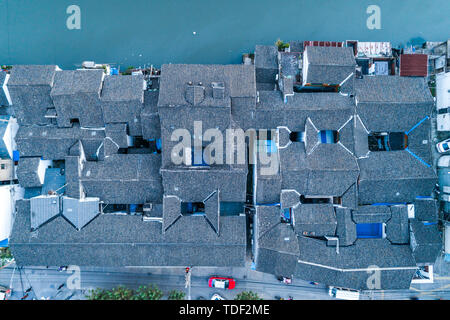 Architektur der alten Stadt Sijing, Songjiang, Shanghai Stockfoto