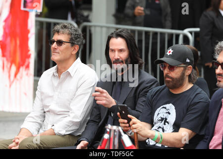 Handprint Zeremonie für Keanu Reeves bei TCL Chinese Theatre in Hollywood, Kalifornien am Mai 14, 2019 Mit: Keanu Reeves Wo: Los Angeles, Kalifornien, Vereinigte Staaten, wenn: 14. Mai 2019 Credit: Sheri Determan/WENN.com Stockfoto