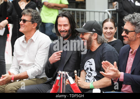 Handprint Zeremonie für Keanu Reeves bei TCL Chinese Theatre in Hollywood, Kalifornien am Mai 14, 2019 Mit: Keanu Reeves Wo: Los Angeles, Kalifornien, Vereinigte Staaten, wenn: 14. Mai 2019 Credit: Sheri Determan/WENN.com Stockfoto