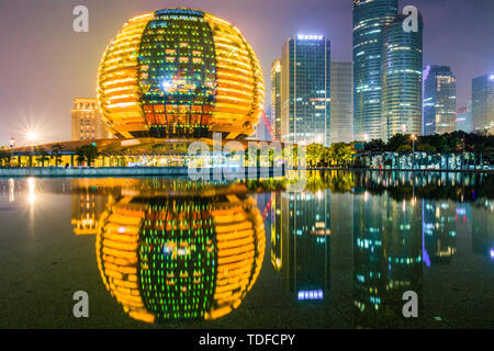 Hangzhou International Convention Center - Hotel Intercontinental Stockfoto