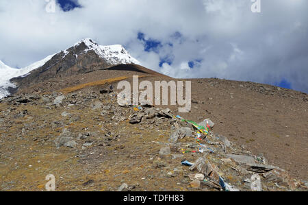 Landschaft der Karola-Gletscher in Tibet, China Stockfoto