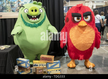 Juni 15, 2019 - Philadelphia, Pennsylvania, USA - Angry Birds nehmen an der Wizard World Convention, die an der Philadelphia Convention Center stattfand (Bild: © Ricky Fitchett/ZUMA Draht) Stockfoto