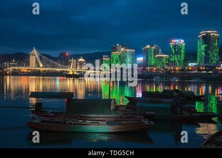 City Night Scene Stockfoto