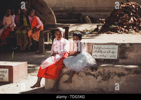 Straße Geisteswissenschaften in Myanmar Stockfoto