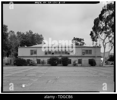 Nordseite. - Hughes Aircraft Company, Engineering-Administration Gebäude, 6775 Centinela Avenue, Los Angeles, Los Angeles County, CA Stockfoto