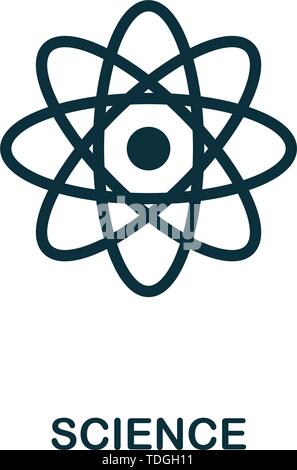 Wissenschaft vektor Symbol. Kreative Zeichen aus der Biotechnologie icons Collection. Gefüllte flache Wissenschaft Symbol für Computer und mobile Stock Vektor