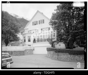 Nordwestseite - Alaska's Governor's Mansion, 716 Calhoun Avenue, Juneau Juneau Borough, AK Stockfoto