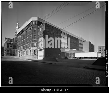 Nordwesten und Nordosten HINTEN. Blick nach Südwesten. - Gewerblichen und industriellen Gebäuden, Farley und Loetscher Manufacturing Company, Werk II, 750 weiße Straße, Dubuque, Dubuque County, IA Stockfoto