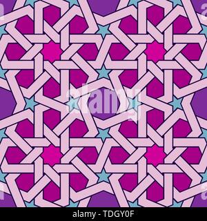 Nahtlose Geometrisches Ornament islamischen Stil Stock Vektor