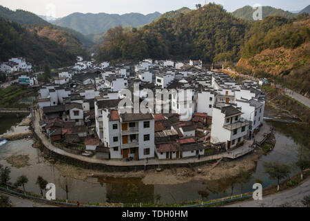 Tour von Wuyuan Alte Dorf, Provinz Jiangxi Stockfoto