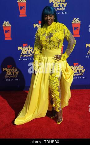 Los Angeles, USA. 16. Juni 2019. Spice besucht die 2019 MTV Movie & TV Auszeichnungen bei Barker Hangar in Los Angeles, USA, am 15. Juni 2019. | Verwendung der weltweiten Kredit: dpa Picture alliance/Alamy leben Nachrichten Stockfoto