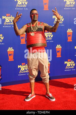 Nick Cannon in der Ankunftshalle für 2019 MTV Movie und TV Awards, Barker Hangar, Los Angeles, CA 15 Juni, 2019. Foto von: Elizabeth Goodenough/Everett Collection Stockfoto