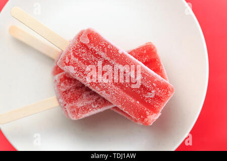 Weißdorn - aromatisiert Eis und kalte Getränke. Stockfoto