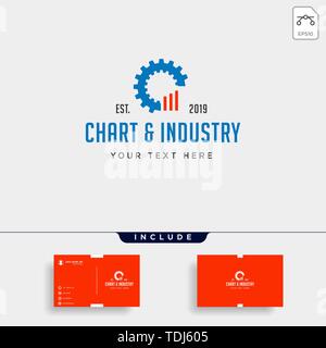 Zahnrad Grafik logo Design Industrie Rechnungswesen Vektor icon Stock Vektor