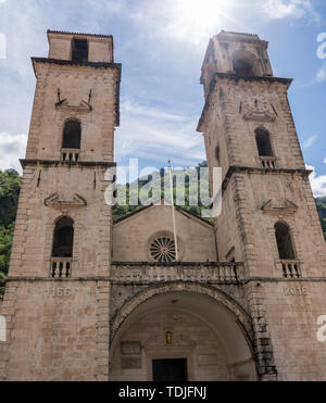 St Tryphon Kirche in der Altstadt von Kotor in Montenegro Stockfoto