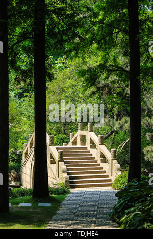 Landschaft von Betrunkenen Baichi Park in Songjiang, Shanghai Stockfoto