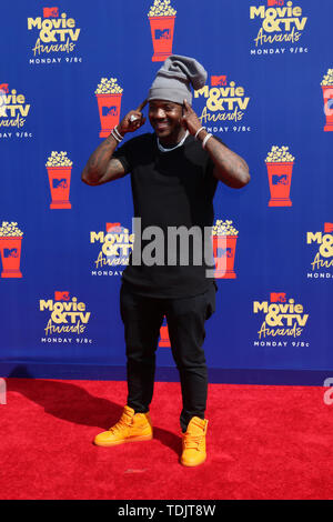 Juni 15, 2019 - Santa Monica, CA, USA - LOS ANGELES - Jun 15: Ray J Norwood an der 2019 MTV Movie & TV Auszeichnungen bei den Barker Hangar am 15. Juni 2019 in Santa Monica, CA (Credit Bild: © Kay Blake/ZUMA Draht) Stockfoto