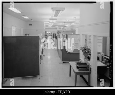 Die Krankenschwester und ward, Blick nach Nordosten - Portsmouth Naval Hospital, medizinische Station B, Mitternacht, Schnittpunkt des Kreises und Barton Avenue, Portsmouth, Portsmouth, VA Stockfoto