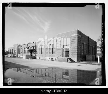 Schrägansicht DER VORDERSEITE nach Nordwesten. - U.S. Naval Air Station, Wäscheservice, 110 Center Avenue, Pensacola, Escambia County, FL Stockfoto