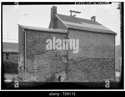 OBLIQUE ANSICHT VON SÜDOSTEN ELEVATION-Roeder Store, Potomac Street, Harpers Ferry, Jefferson County WV; Lindstrom, F J, Sender Stockfoto