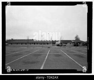 Offiziere Viertel und Verwirrung (A8), Nord (VORNE) Höhe, Blick nach Süden - Barnes General Hospital, Osten vierten Ebene Boulevard und O Street, Vancouver, Clark County, WA; US-Veterans Affairs; Jackson-Retondo, Elaine, Sender, Avery, Christy, Sender Stockfoto