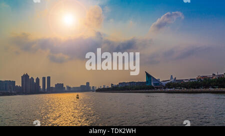 Pearl River Tagestour und Whampoa Alten Hafen Stockfoto