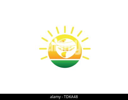 Ninja Kopf mit Verärgerten Gesicht design Illustration in einer Wolke Symbol Stock Vektor