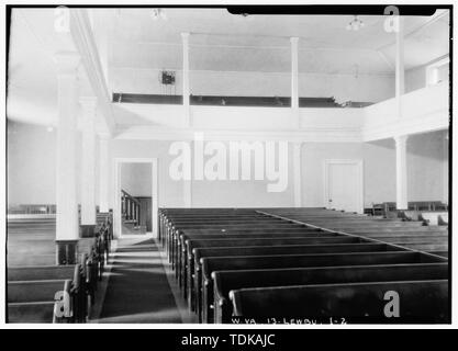 - Alte steinerne Kirche (Presbyterianer), Church Street, Lewisburg, Greenbrier County, WV Stockfoto