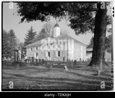 - Alte steinerne Kirche (Presbyterianer), Church Street, Lewisburg, Greenbrier County, WV Stockfoto