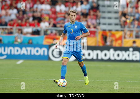 Lodz, Polen. 15 Juni, 2019. Oleksandr Safronov (UKR) Fußball: FIFA U-20 WM Polen 2019 Finale zwischen der Ukraine 3-1 Korea Rep am Stadion in Lodz Lodz, Polen. Credit: MUTSU KAWAMORI/LBA/Alamy leben Nachrichten Stockfoto