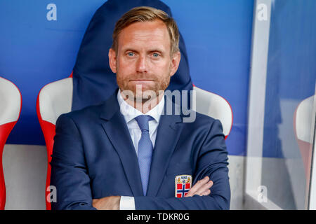 Reims, Frankreich. 17 Juni, 2019. REIMS, 17-06-2019, Stade Auguste-Delaune, Wm 2019, die Republik Korea, Norwegen Frauen, Martin Sjögren- während des Spiels Korea Republik - Norwegen Damen Credit: Pro Schüsse/Alamy leben Nachrichten Stockfoto